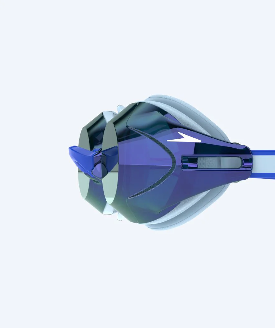 Speedo Elite okulary do pływania - Vanquisher 3.0 Mirrored - Niebieskie/ciemnoniebieskie - Image 4