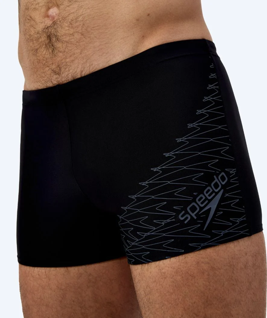 Speedo kąpielówki męskie - Medley Logo - Czarne/ciemnoszare - Image 5