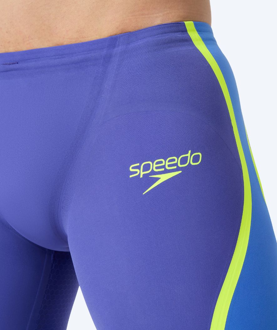 Speedo kąpielówki na zawody dla mężczyzn - LZR Pure Intent 2.0 - Niebieski/żółty - Image 4