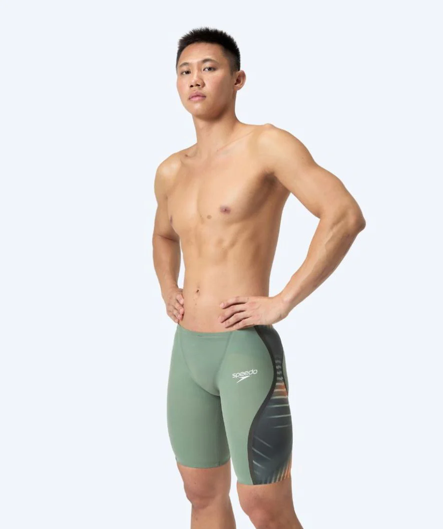 Speedo kąpielówki na zawody dla mężczyzn - LZR Pure Intent 2.0 - Zielony/pomarańczowy - Image 3