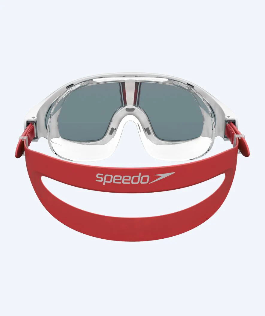 Speedo maska do pływania dla młodzieży (6-12) - Biofuse Rift - Czerwona (przydymione soczewki) - Image 2
