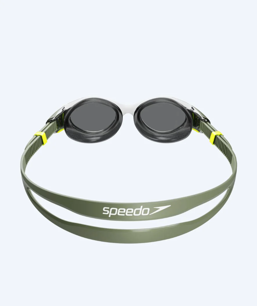 Speedo okulary do pływania damskie treningowe - Biofuse 2.0 - Zielone/białe (przyciemniane szkła) - Image 2