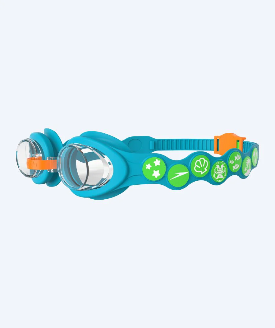 Speedo okulary do pływania dla dzieci (3-6) - Infant Spot - Niebieski/zielony - Image 2