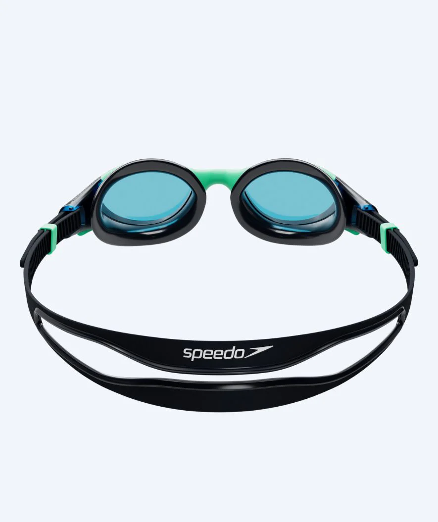Speedo okulary do pływania treningowe - Biofuse 2.0 - Czarne/niebieskie - Image 3