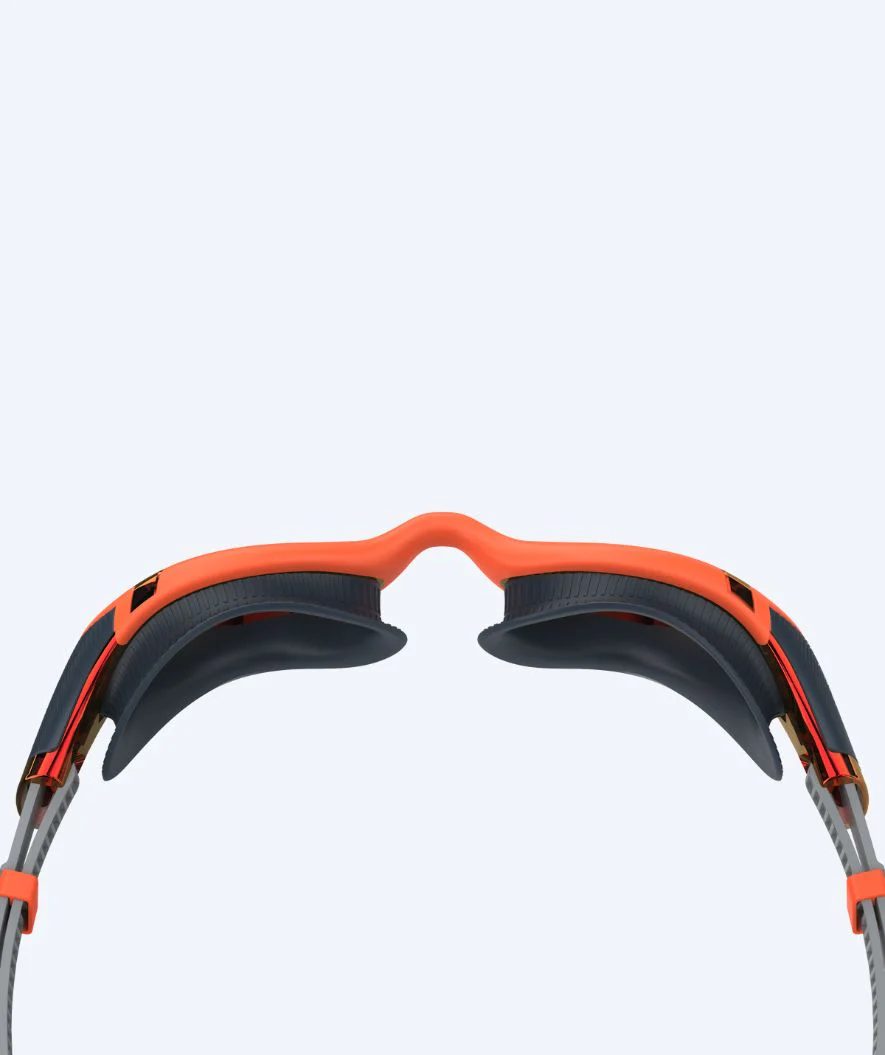 Speedo okulary do pływania treningowe - Biofuse 2.0 - Czarne/pomarańczowe - Image 2