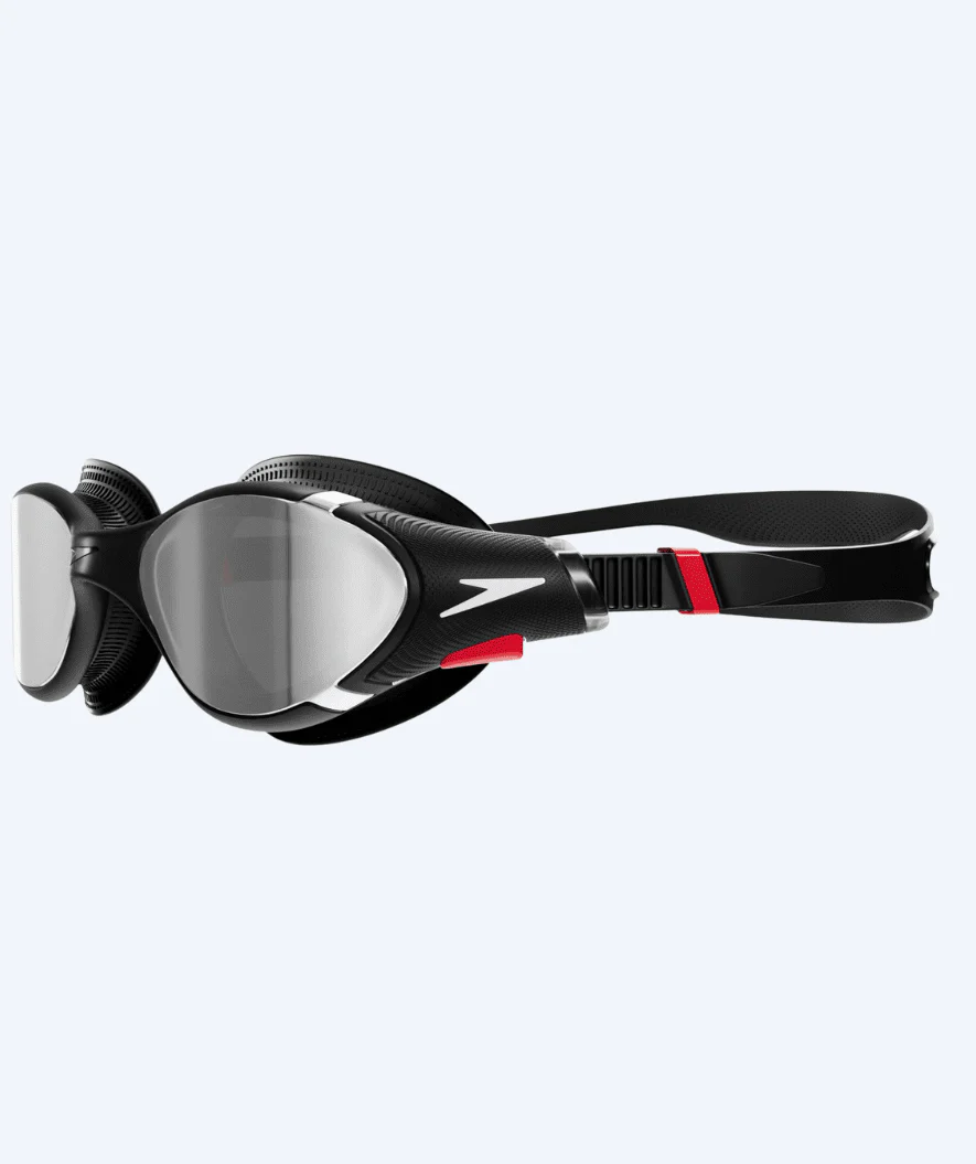 Speedo okulary do pływania treningowe - Biofuse 2.0 Mirror - Czarne/srebrne - Image 2