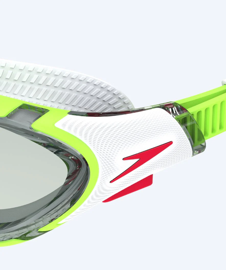 Speedo okulary do pływania treningowe - Biofuse 2.0 - Zielone/srebrne - Image 4