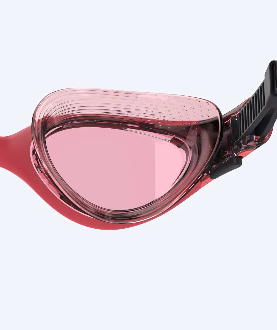 Speedo okulary do pływania treningowe damskie - Biofuse 2.0 - Czerwone/różowe - Image 4