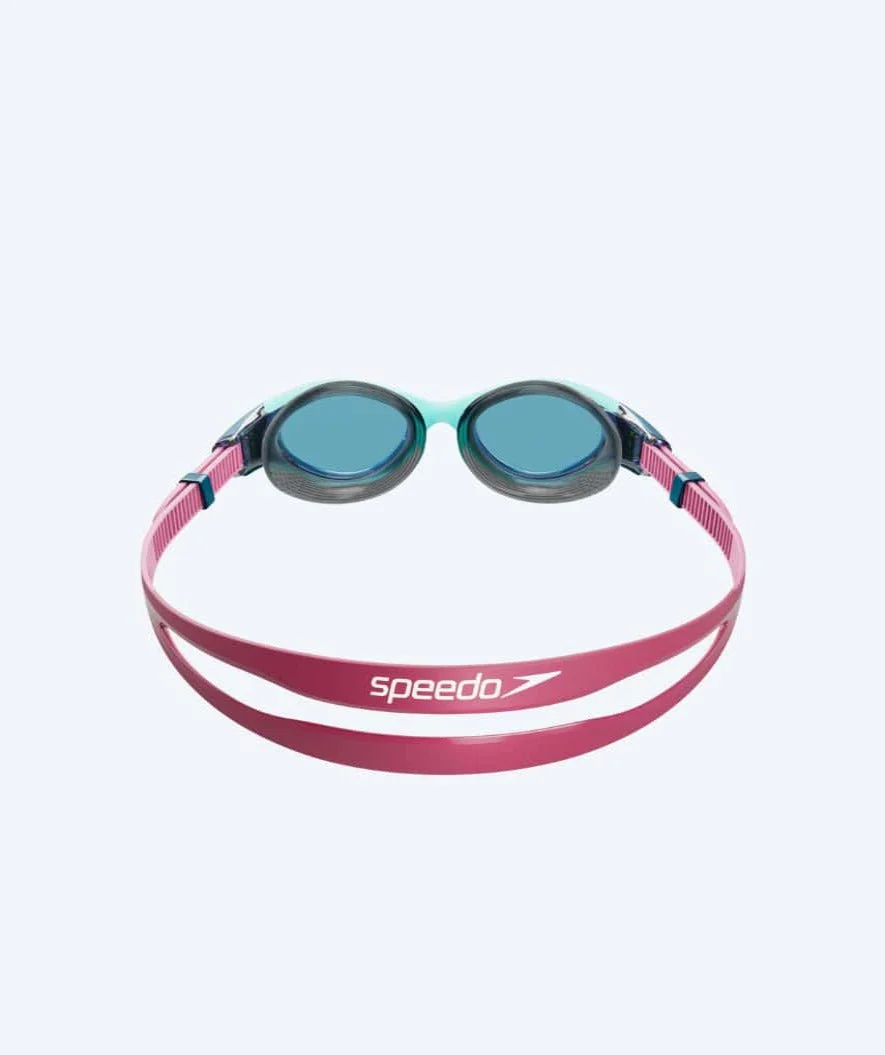 Speedo okulary do pływania treningowe damskie - Biofuse 2.0 - Niebieskie/różowe - Image 3