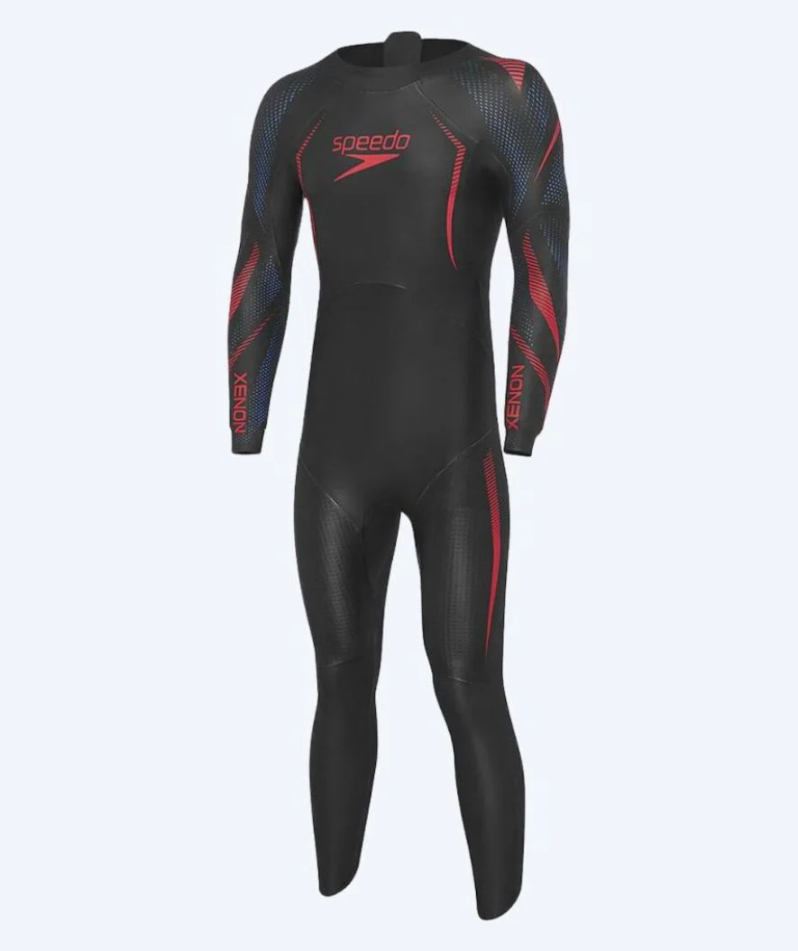 Speedo pianka do pływania męska - Xenon - Czarny/czerwony - Image 4