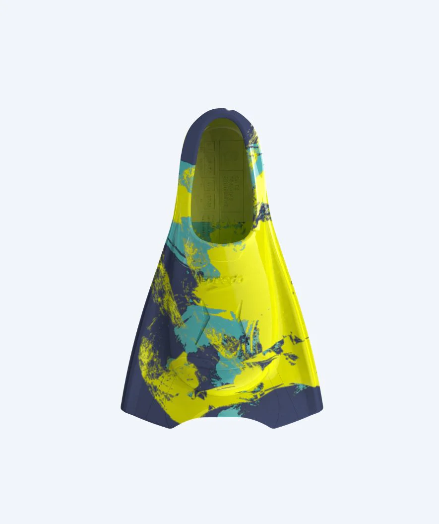 Speedo płetwy do pływania - Short Blade - Zółto/granatowe