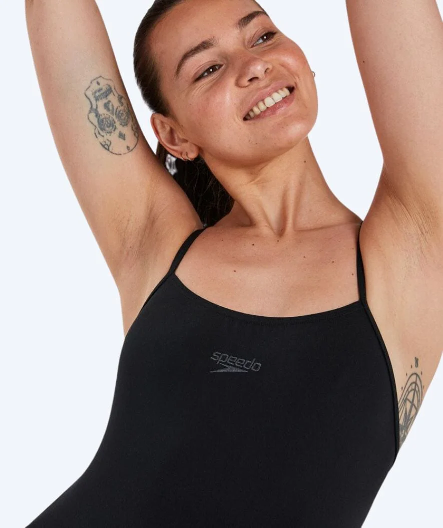 Speedo strój kąpielowy dla kobiet - Eco Endurance Thinstrap - Czarny - Image 3
