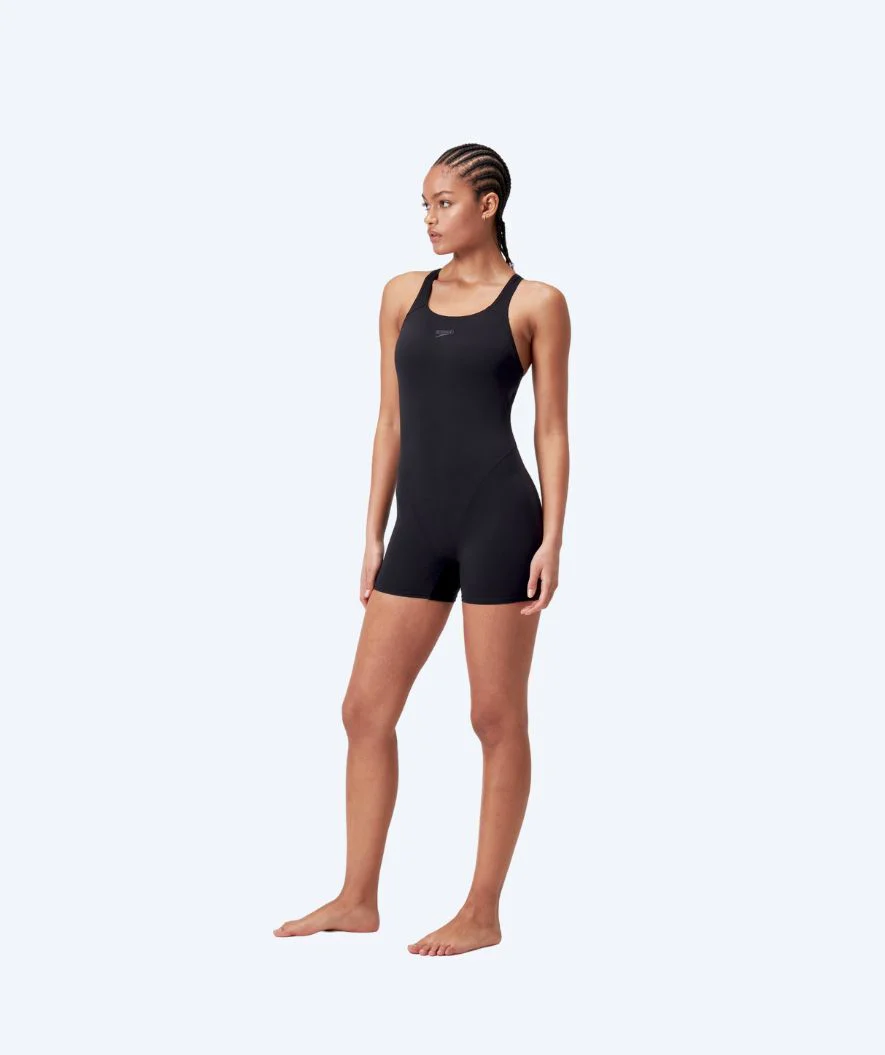 Speedo strój kąpielowy z nogawkami dla kobiet - Endurance - Czarny - Image 6