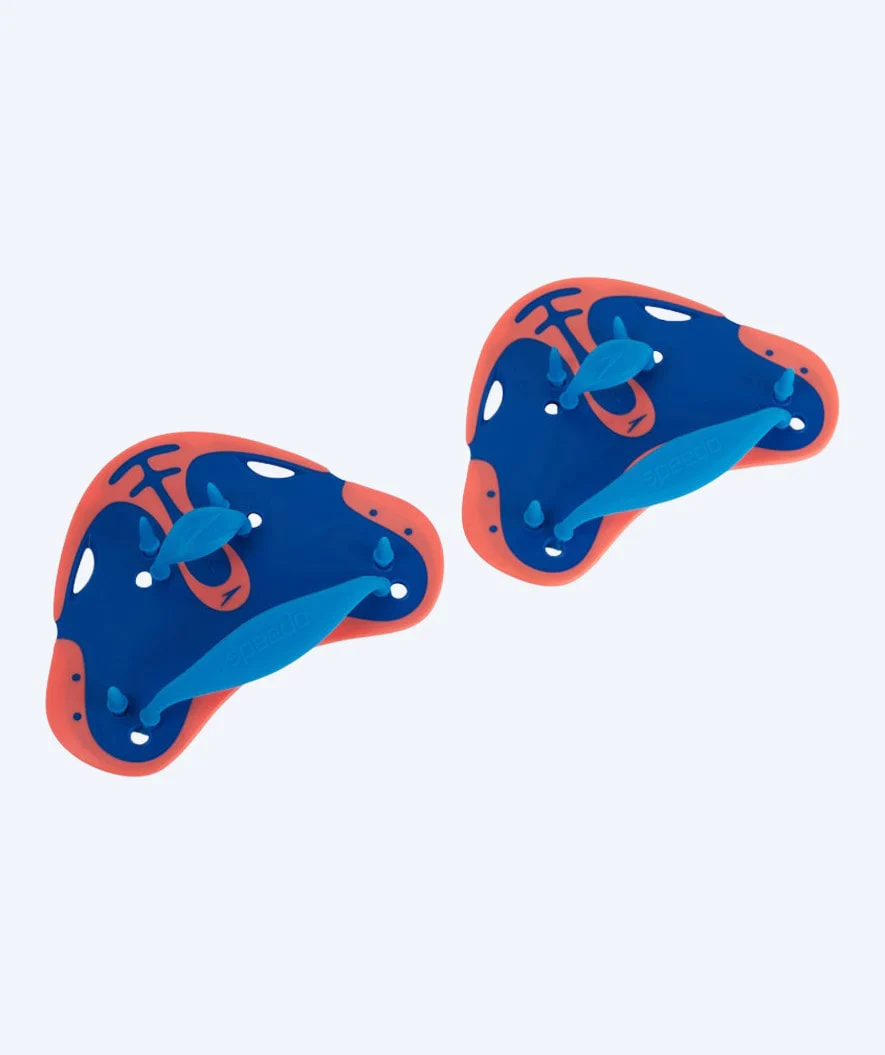 Speedo wiosełka do pływania - Biofuse - Niebieskie/pomarańczowe - Image 4
