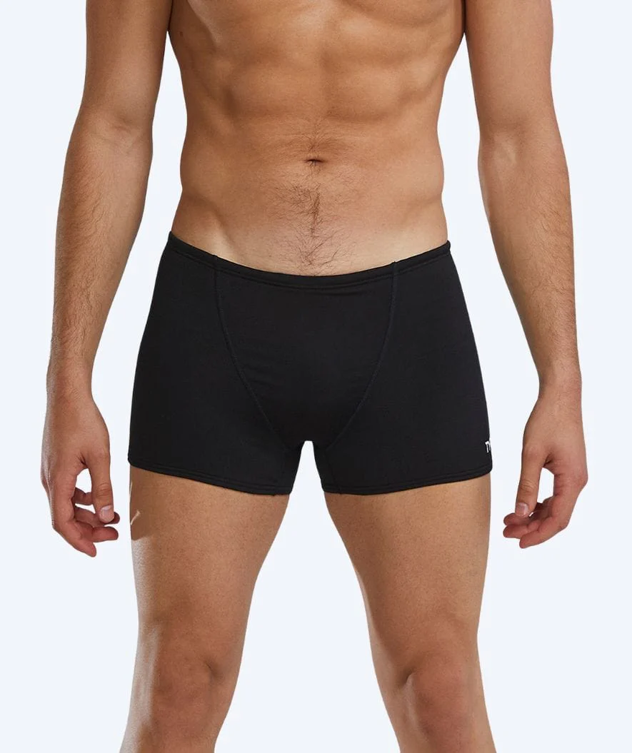 TYR kąpielówki dla mężczyzn - Durafast Elite Solid - Czarny