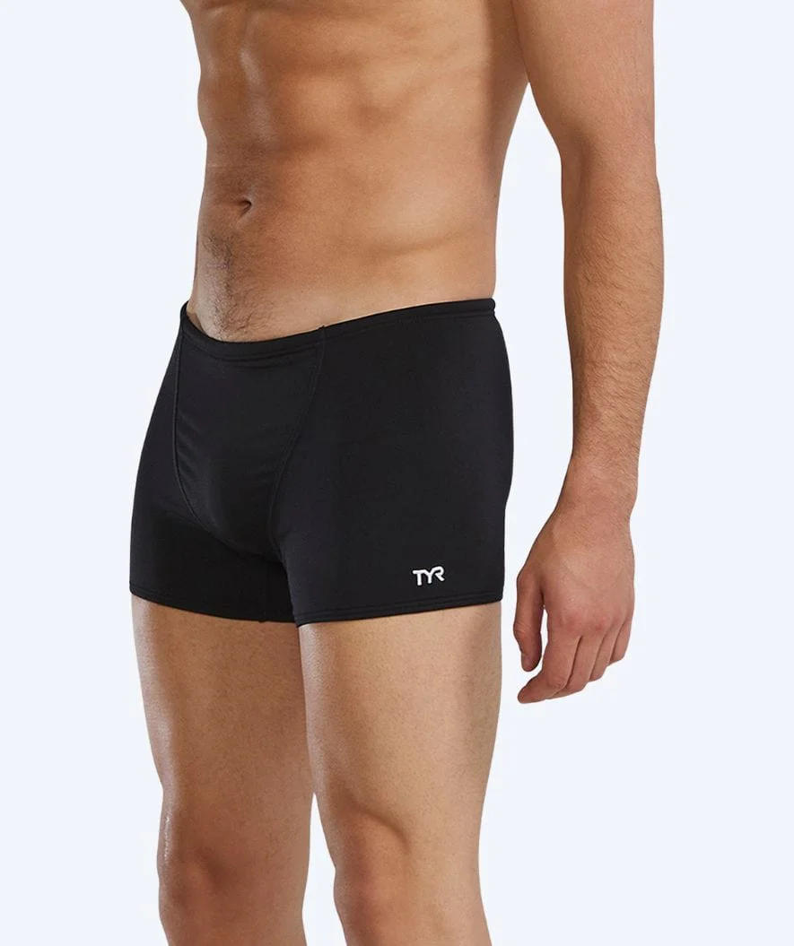 TYR kąpielówki dla mężczyzn - Durafast Elite Solid - Czarny - Image 4