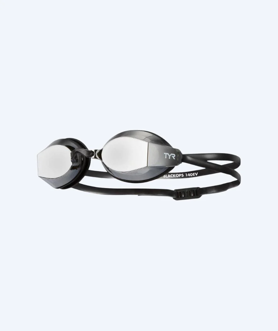 TYR okulary do pływania - Blackops 140 EV Mirrored - Czarny