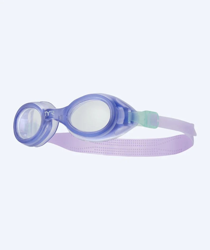 TYR okulary do pływania dla dzieci - Aqua Blaze - Fioletowe