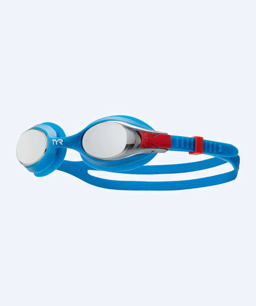 TYR okulary do pływania dla dzieci - Swimple Mirror - Niebiesko-czerwone