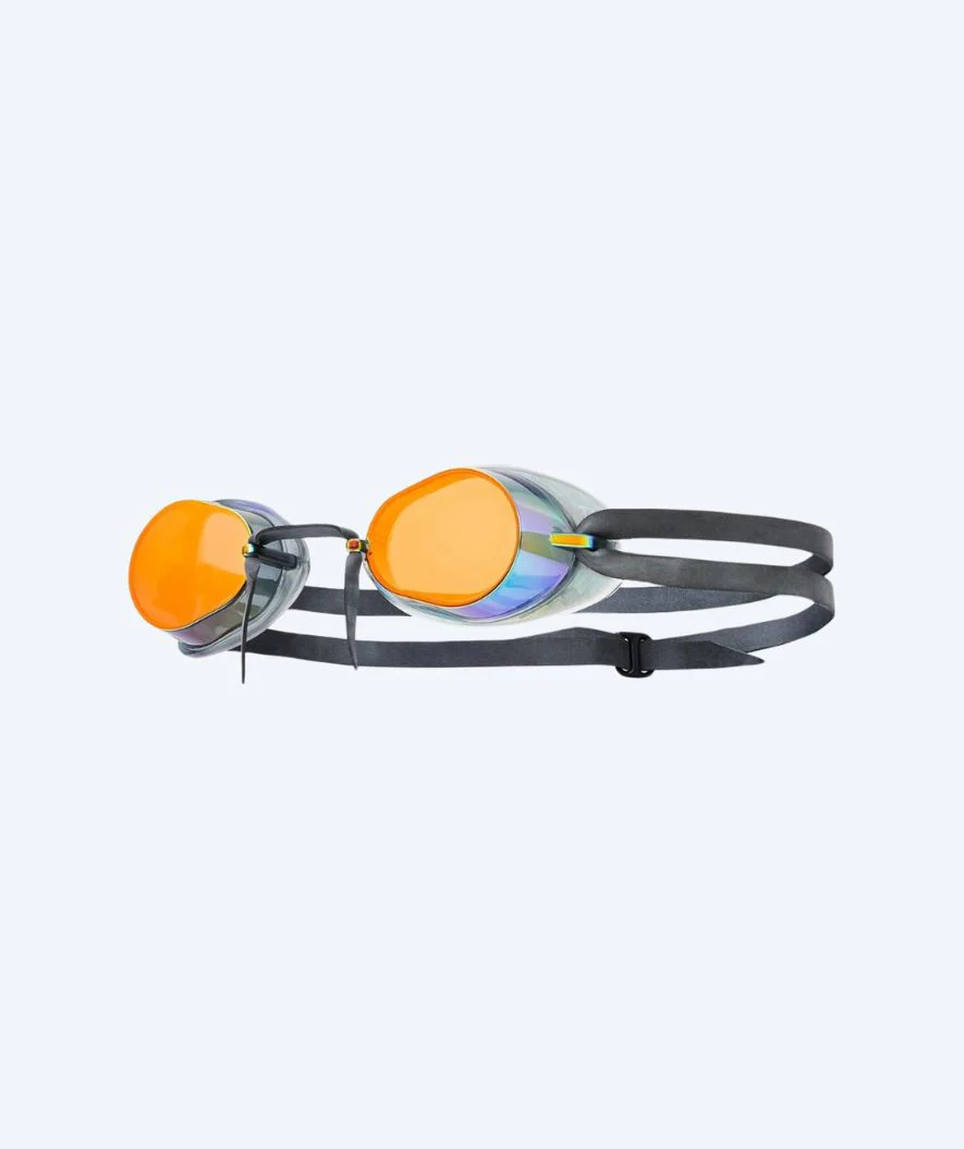 TYR okulary do pływania - Socket Rockets 2.0 - Pomarańczowy/przezroczysty (lustrzane soczewki)