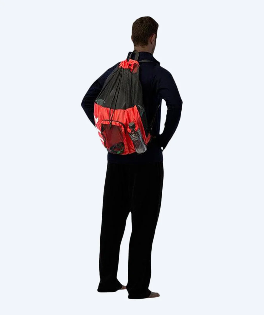 TYR siatka pływacka - Big Mesh Mummy 40L - Czerwony - Image 2