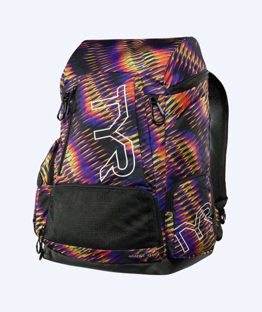 TYR torba pływacka - Alliance Evolved 45L - Fioletowy/wielokolorowy