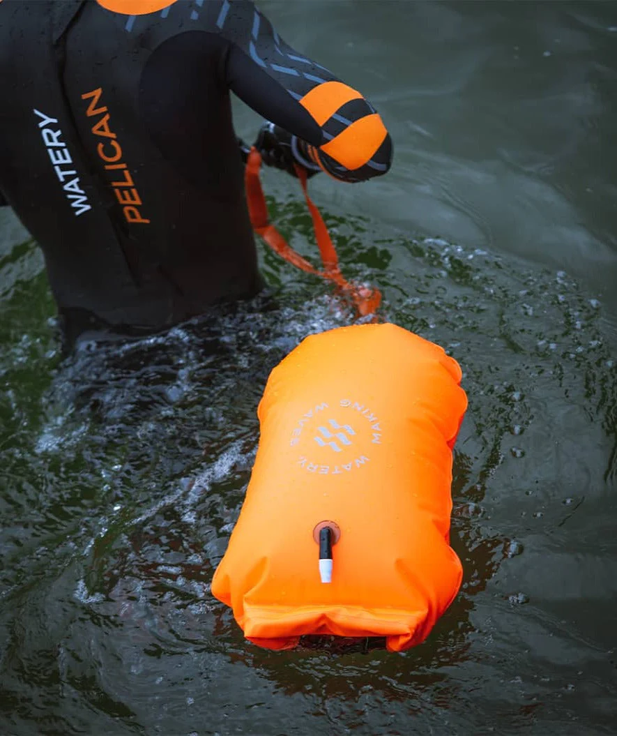 Watery bojka do pływania - PVC 28L - Różowa - Image 7