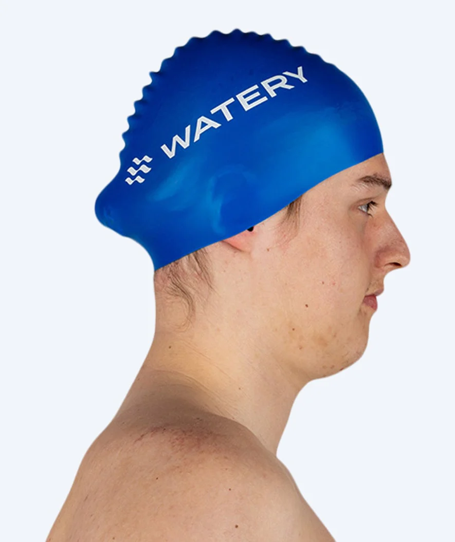 Watery czepek do pływania (od 10 lat) - Signature - Royal Blue - Image 7