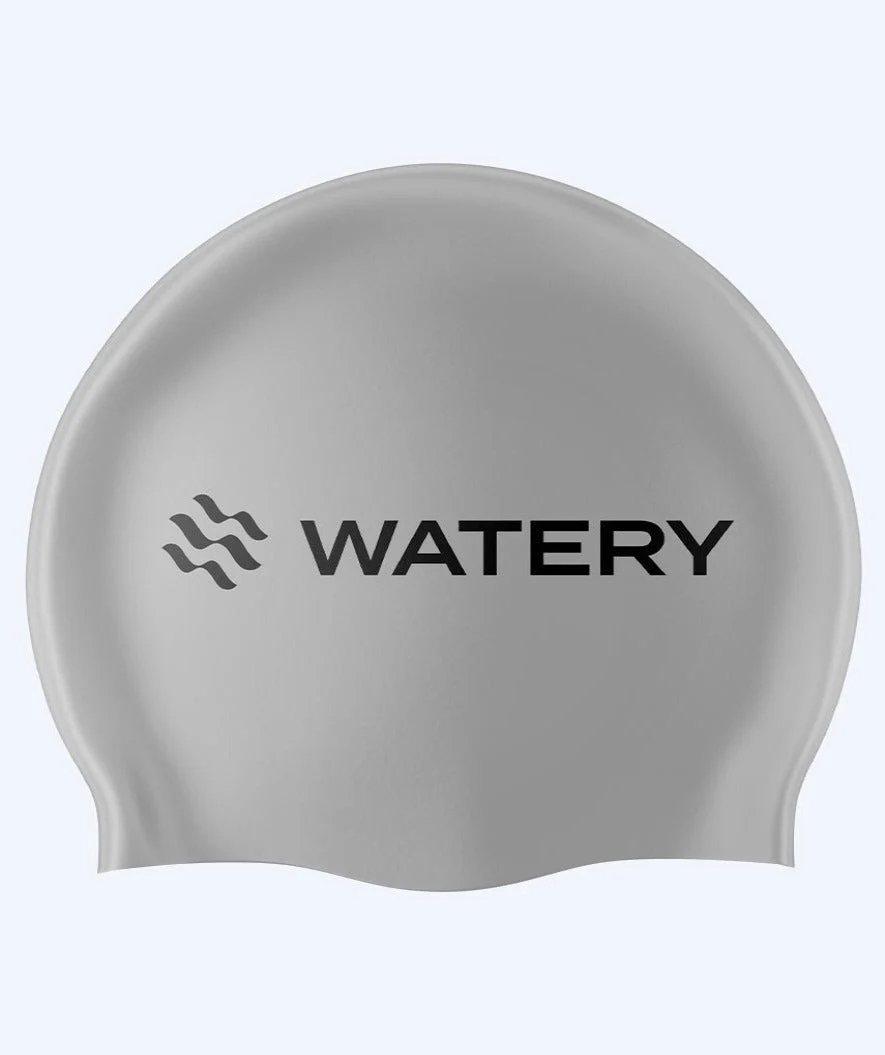 Watery czepek do pływania (od 10 lat) - Signature - Srebrny
