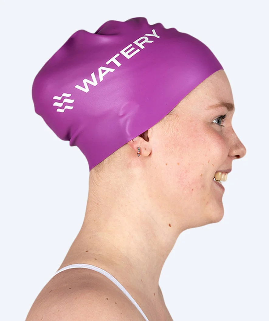 Watery czepek do pływania (od 10 lat) - Signature - Violet - Image 3