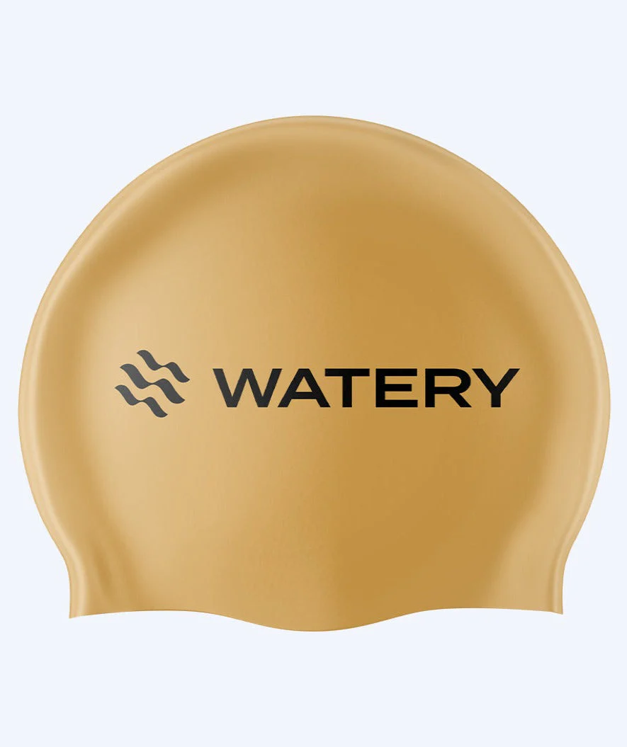 Watery czepek do pływania (od 10 lat) - Signature - Złoty