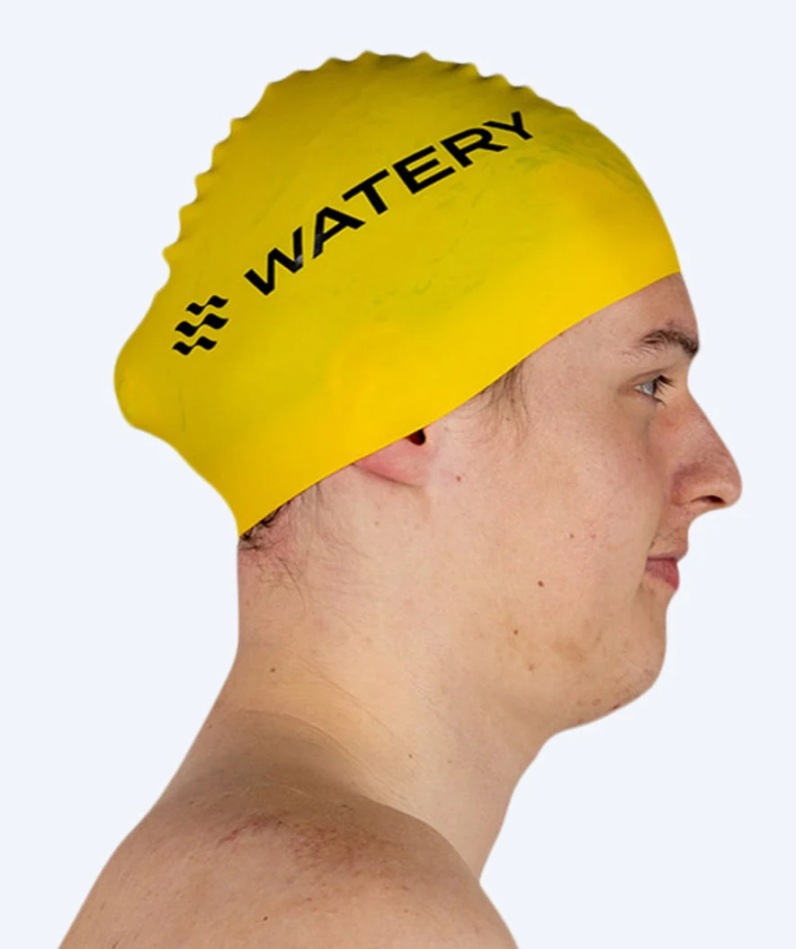 Watery czepek do pływania (od 10 lat) - Signature - Żółty - Image 8
