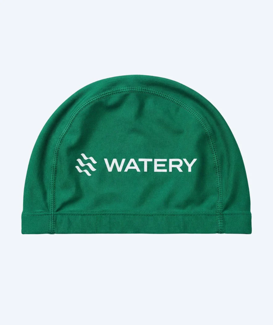 Watery czepek do pływania (od 10 lat) - Signature Elastane - Zielony