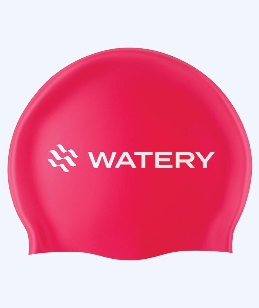 Watery czepek do pływania (od 10 lat) - Signature Latex - Różowy