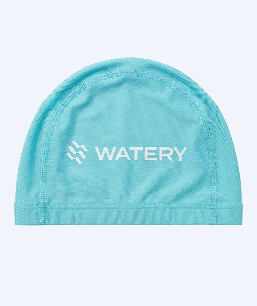 Watery czepek do pływania (od 10 lat) - Signature Elastane - Jasnoniebieski