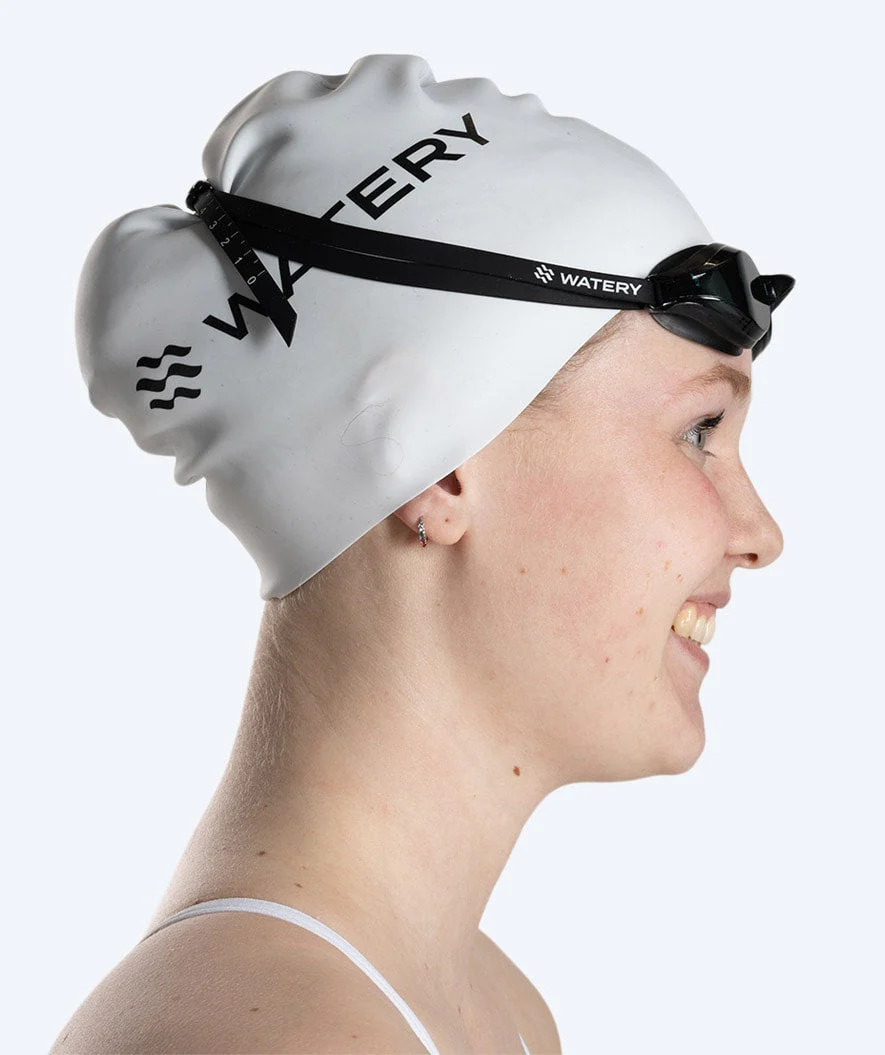Watery Elite okulary do pływania - Poseidon - Czarny (przydymione soczewki) - Image 10