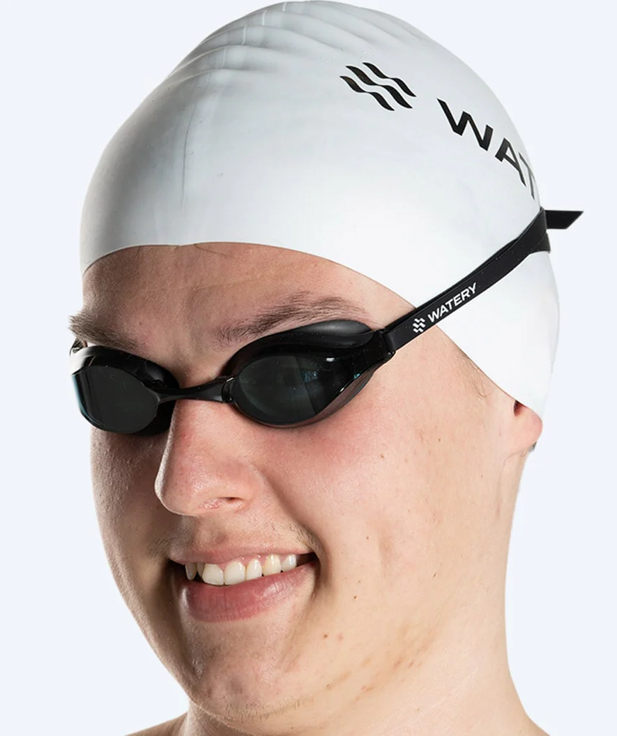 Watery Elite okulary do pływania - Poseidon - Czarny (przydymione soczewki) - Image 7