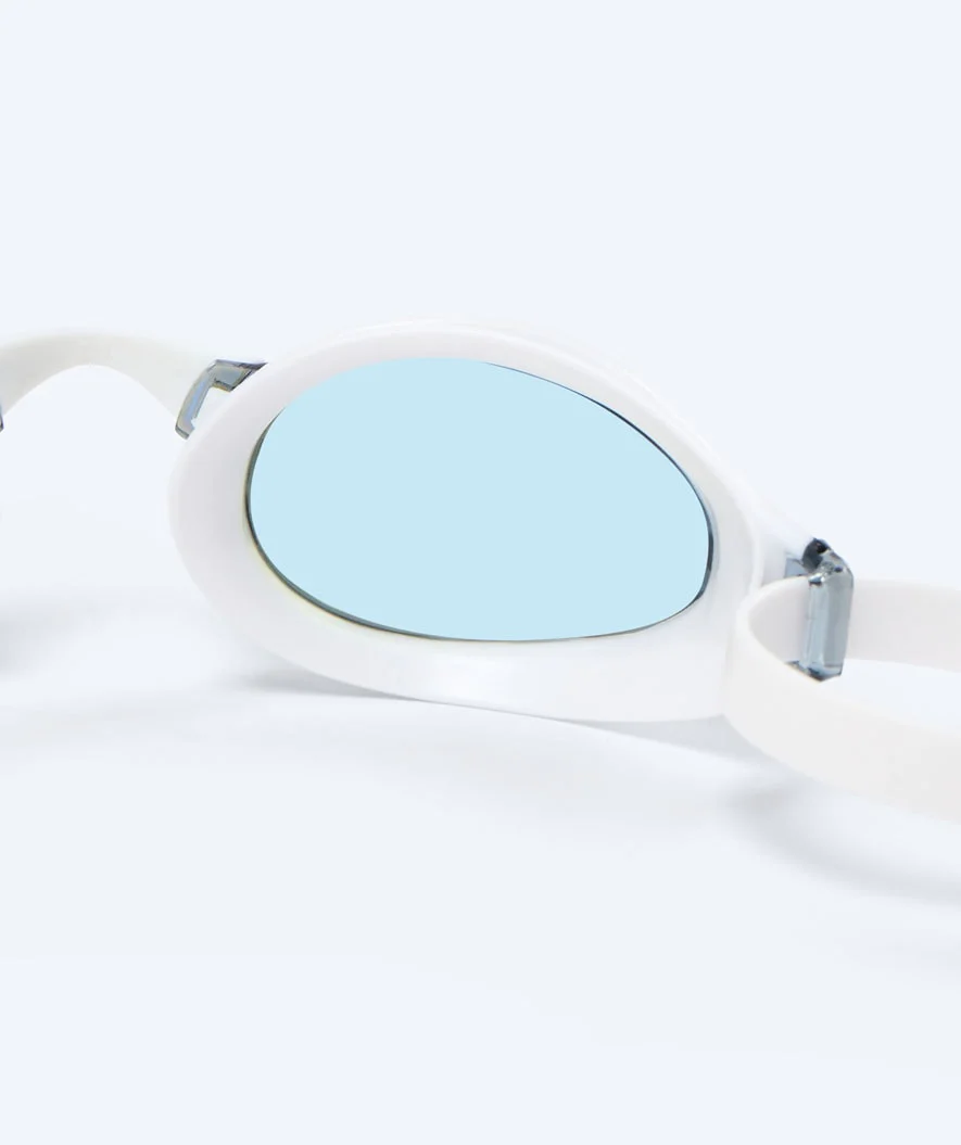 Watery Elite okulary do pływania - Poseidon Mirror - Biały/niebieski - Image 5