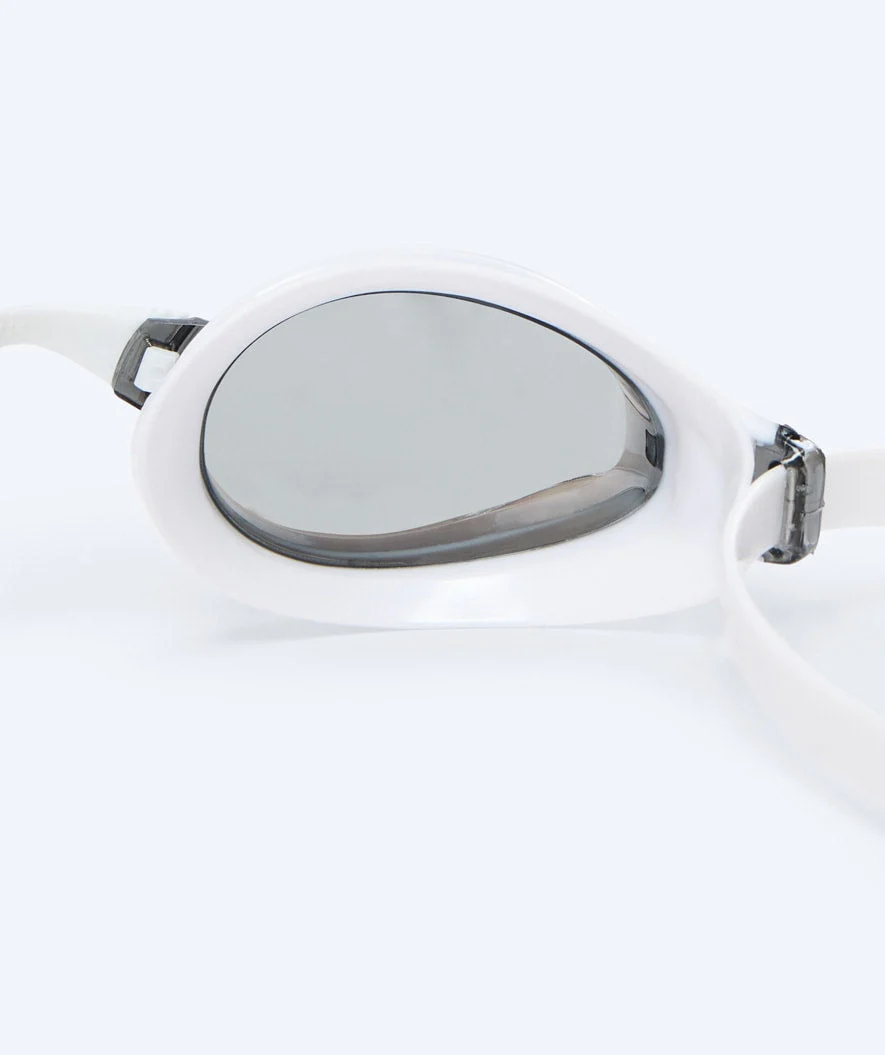 Watery Elite okulary do pływania - Poseidon Mirror - Biały/Srebrny - Image 6