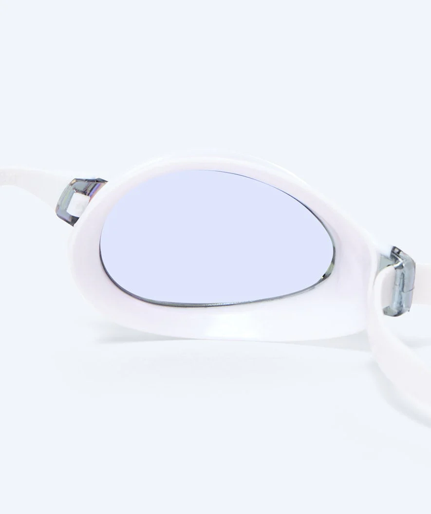 Watery Elite okulary do pływania - Poseidon Mirror - Biały/złoty - Image 6