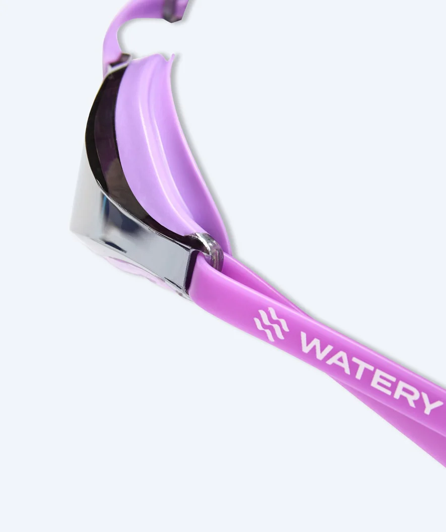 Watery Elite okulary do pływania - Poseidon Mirror - Fioletowy/srebrny - Image 5