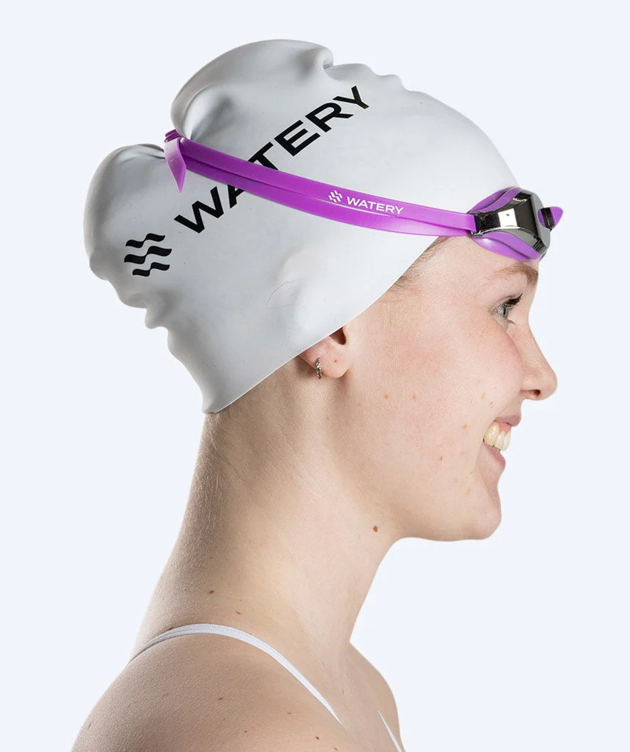 Watery Elite okulary do pływania - Poseidon Mirror - Fioletowy/srebrny - Image 9