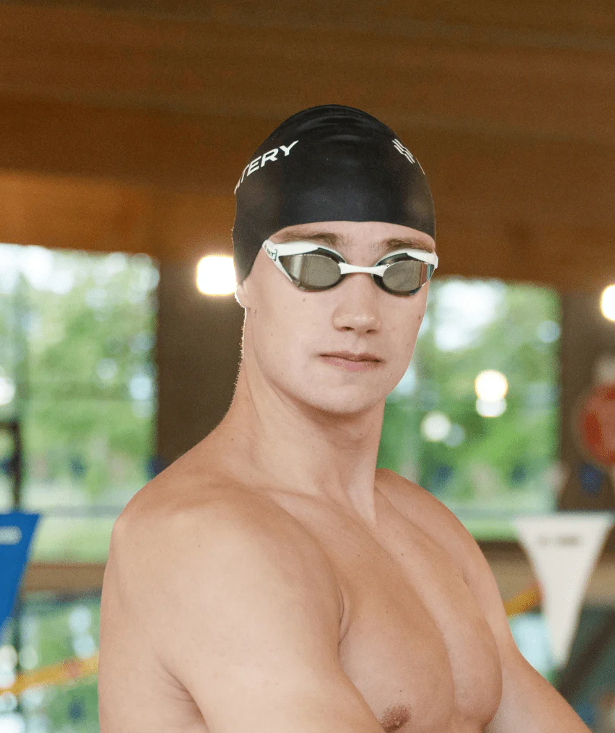 Watery Elite okulary do pływania - Poseidon Ultra Mirror - Biały/srebrny - Image 6