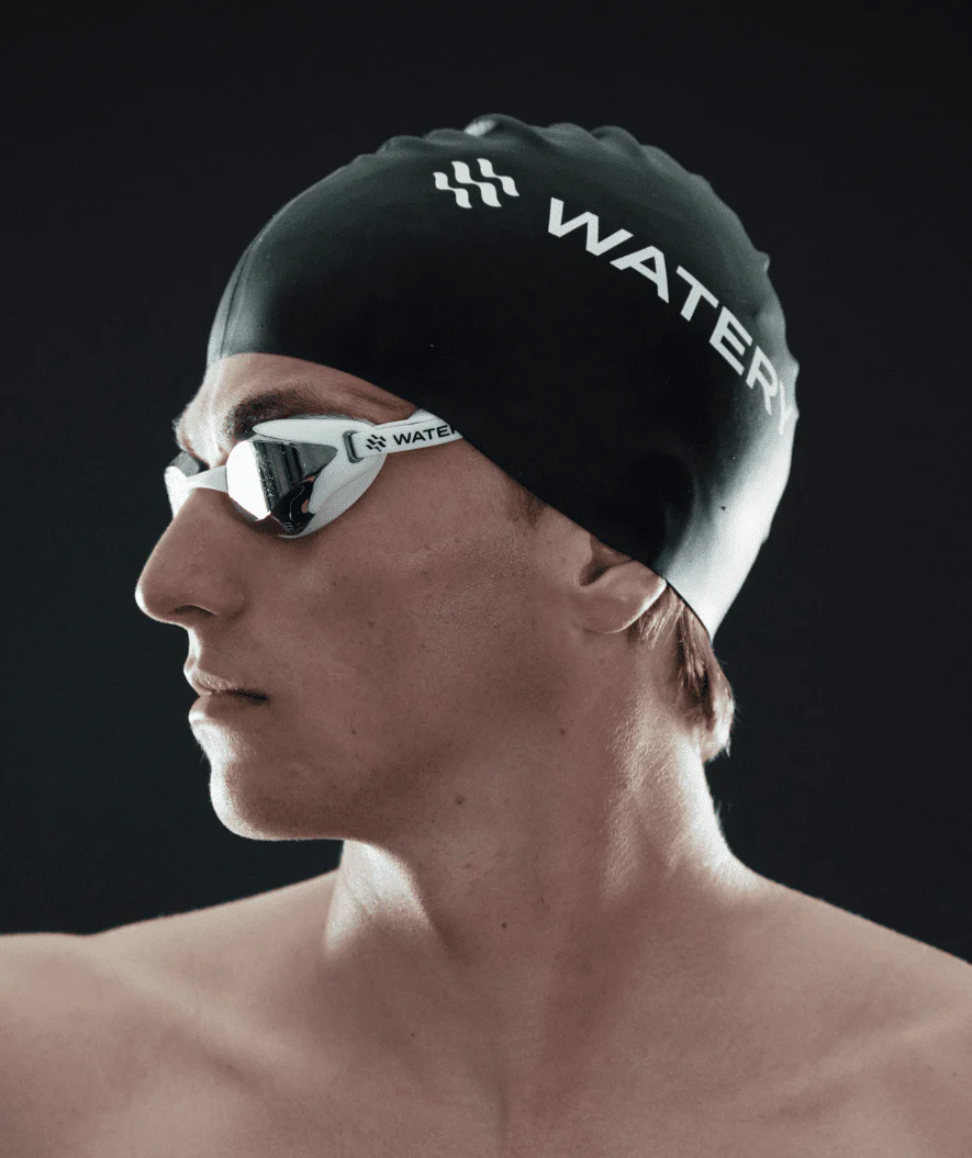 Watery Elite okulary do pływania - Poseidon Ultra Mirror - Biały/srebrny - Image 7