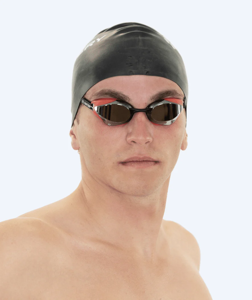 Watery Elite okulary do pływania - Poseidon Ultra Mirror - Czerwony/srebrny - Image 7