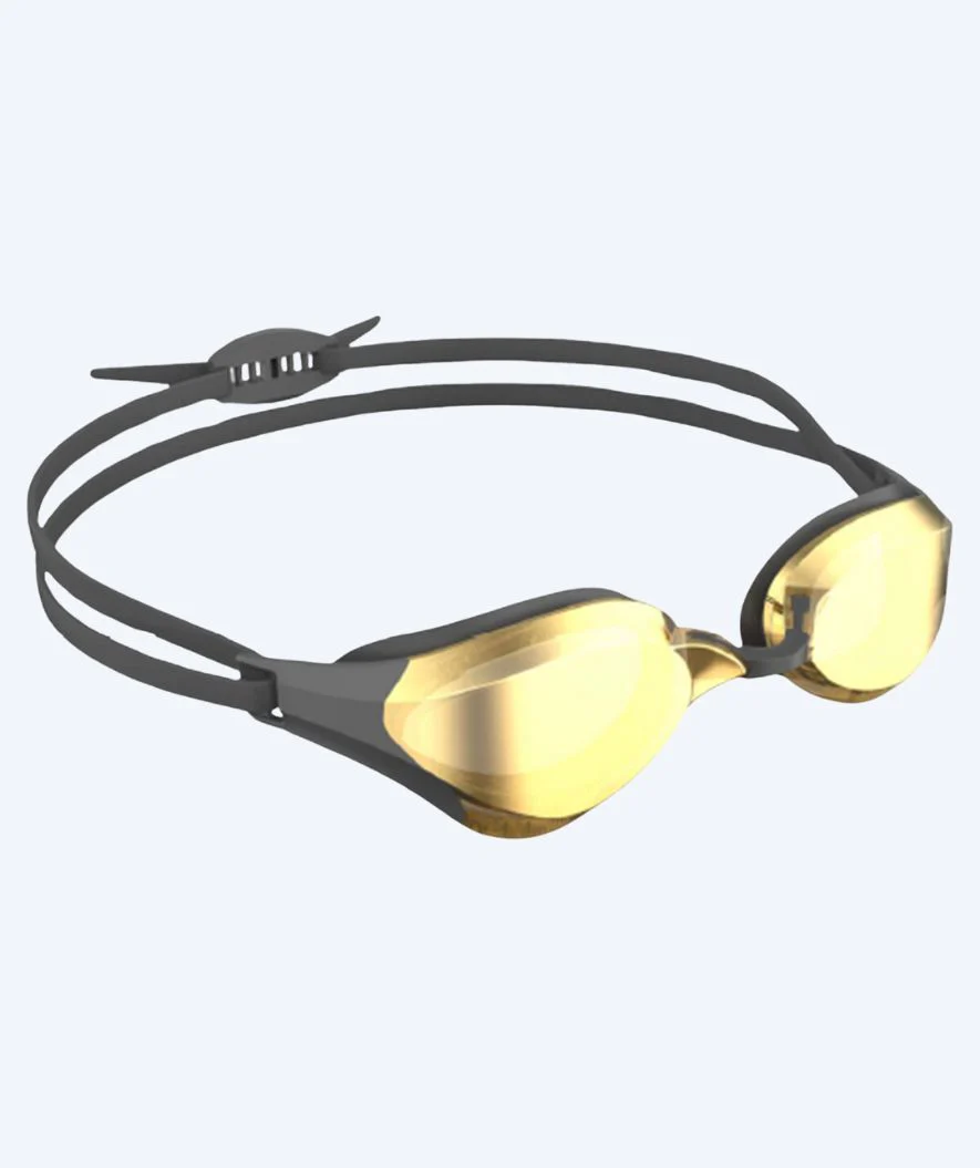 Watery Elite okulary do pływania - Rattle Pro Mirror - Czarny/złoty