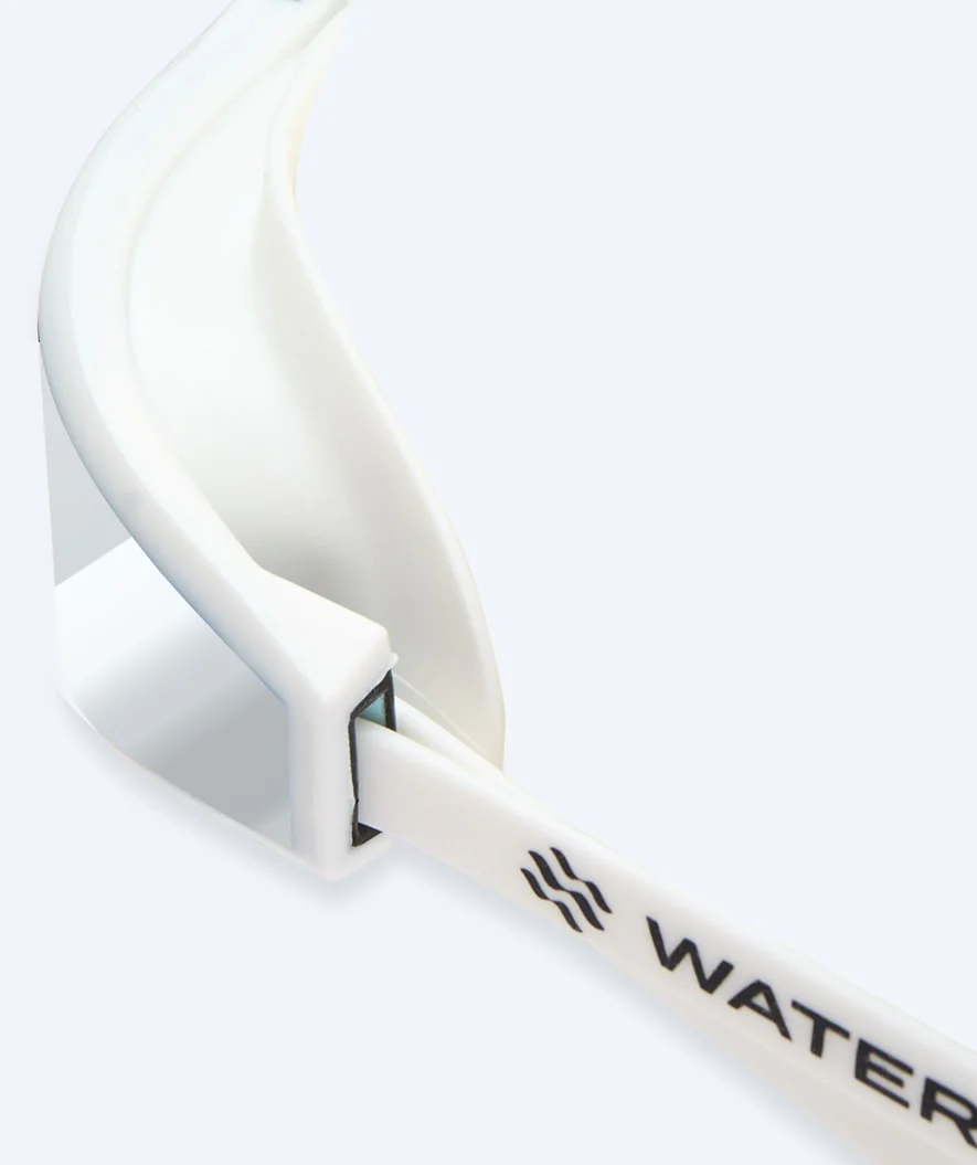 Watery Elite okulary do pływania - Storm Racer Mirror - Biały/srebrny - Image 5