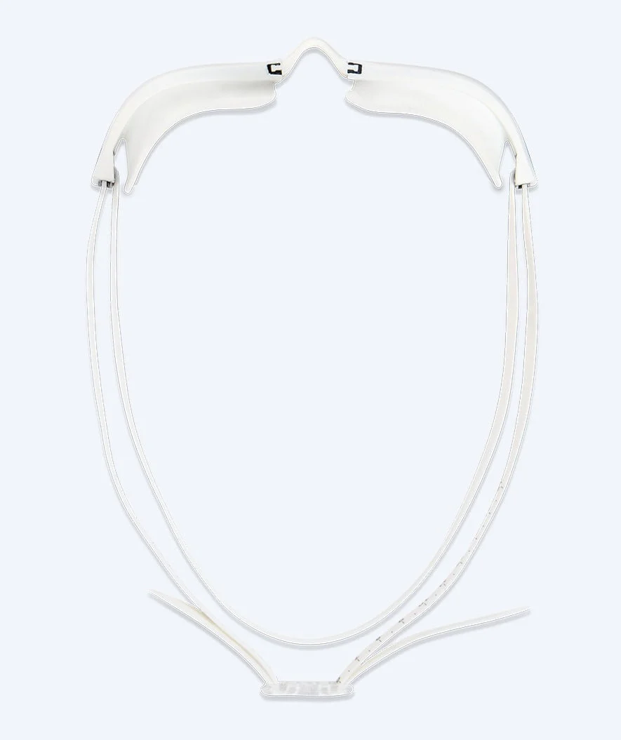 Watery Elite okulary do pływania - Storm Racer Mirror - Biały/złoty - Image 3