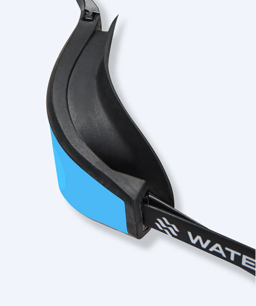 Watery Elite okulary do pływania - Storm Racer Mirror - Czarny/niebieski - Image 5
