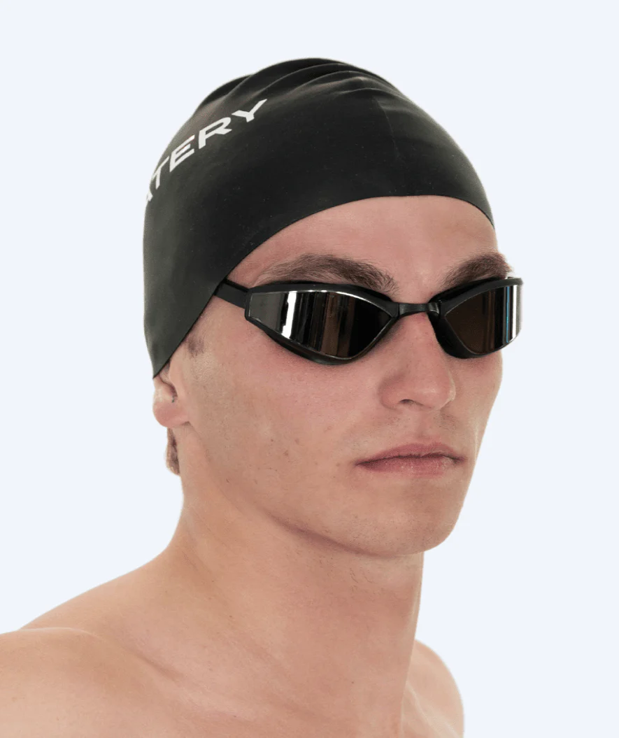 Watery Elite okulary do pływania - Storm Racer Mirror - Czarny/srebrny - Image 3